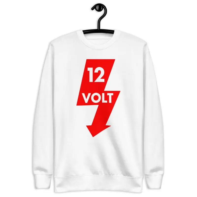 12 Volt Unisex Premium Sweatshirt - Image 6