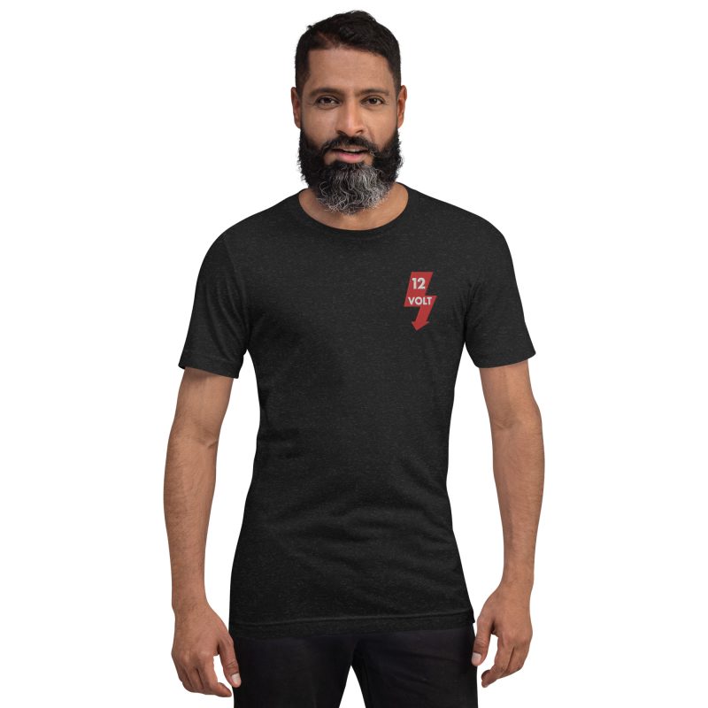 12 Volt Embroidered Unisex t-shirt - Image 5
