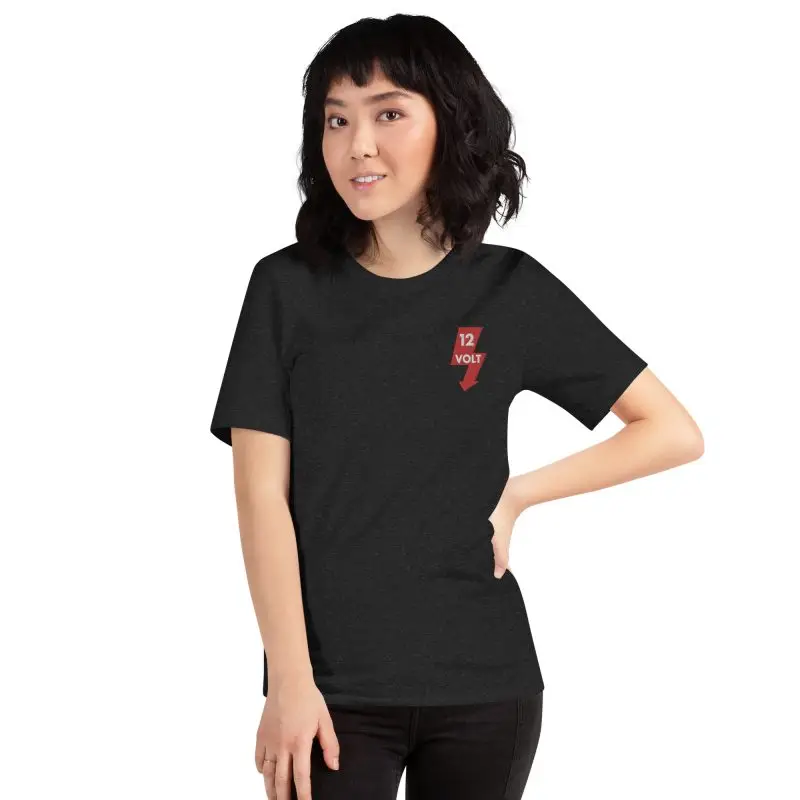 12 Volt Embroidered Unisex t-shirt - Image 6