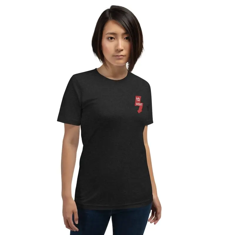12 Volt Embroidered Unisex t-shirt - Image 8