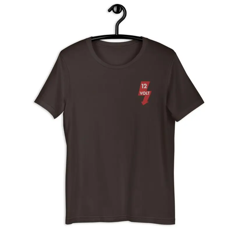 12 Volt Embroidered Unisex t-shirt - Image 14
