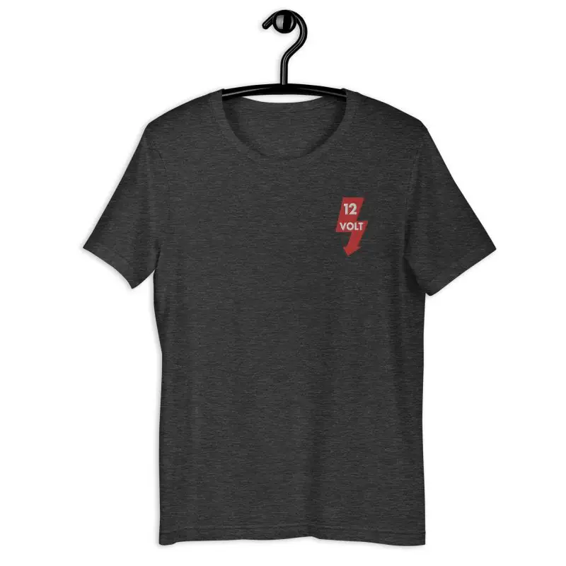 12 Volt Embroidered Unisex t-shirt - Image 17