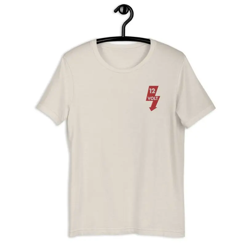 12 Volt Embroidered Unisex t-shirt - Image 22