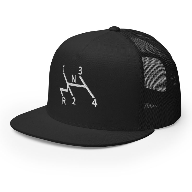 Aircooled Stick Shift Diagram Trucker Cap - Image 9