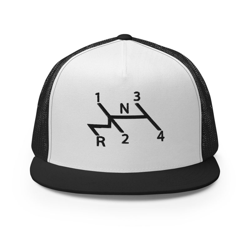 Aircooled Stick Shift Diagram Trucker Cap