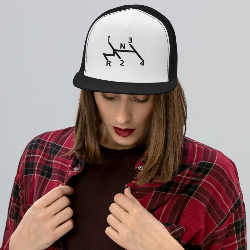 Aircooled Stick Shift Diagram Trucker Cap - Image 3