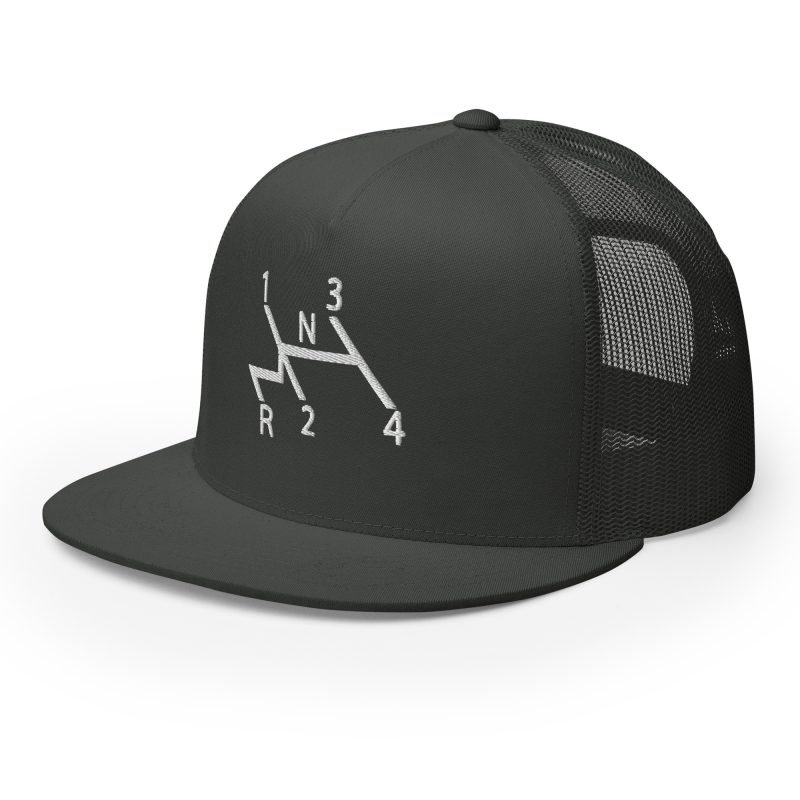 Aircooled Stick Shift Diagram Trucker Cap - Image 26