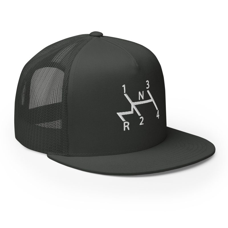Aircooled Stick Shift Diagram Trucker Cap - Image 28