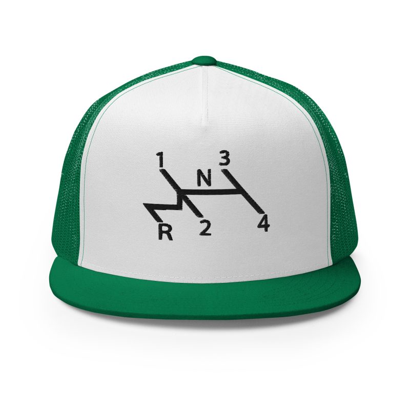 Aircooled Stick Shift Diagram Trucker Cap - Image 45