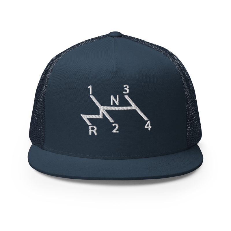 Aircooled Stick Shift Diagram Trucker Cap