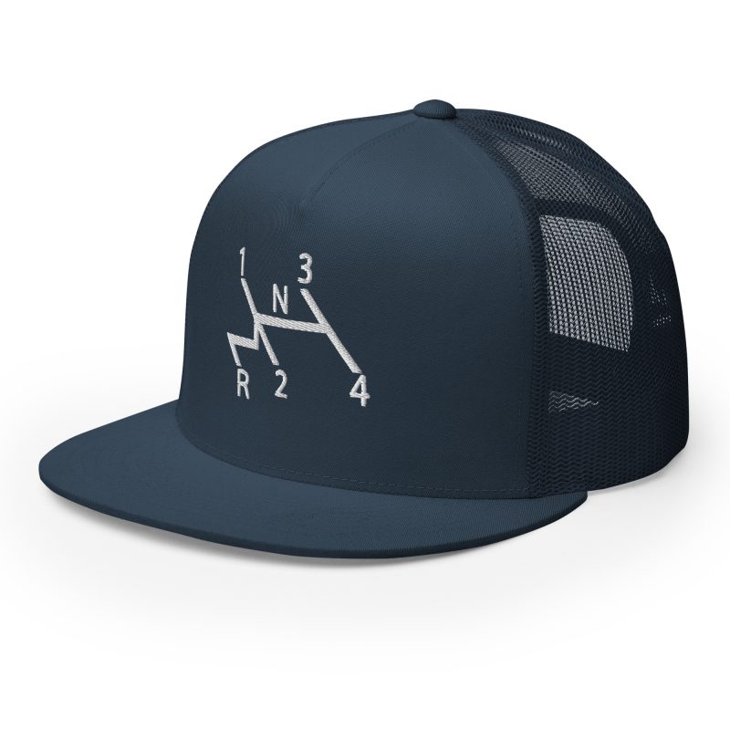 Aircooled Stick Shift Diagram Trucker Cap - Image 14