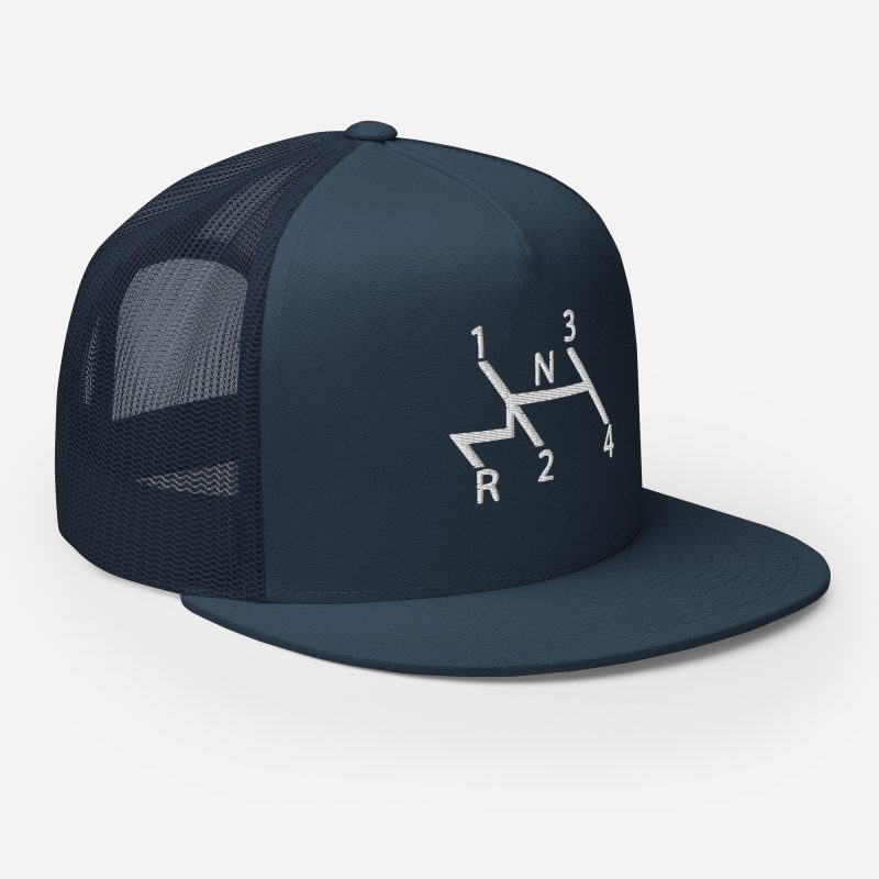 Aircooled Stick Shift Diagram Trucker Cap - Image 2