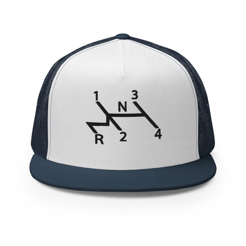 Aircooled Stick Shift Diagram Trucker Cap - Image 33