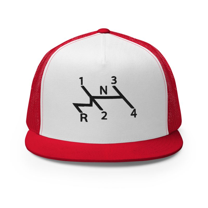 Aircooled Stick Shift Diagram Trucker Cap - Image 27