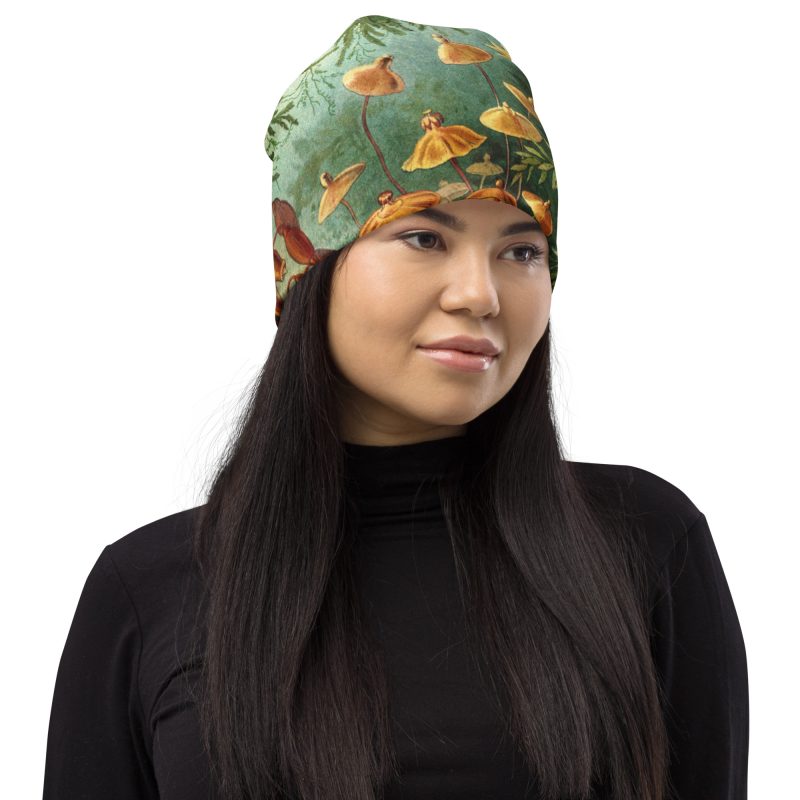 Haeckel Moss All-Over Print Beanie - Image 3