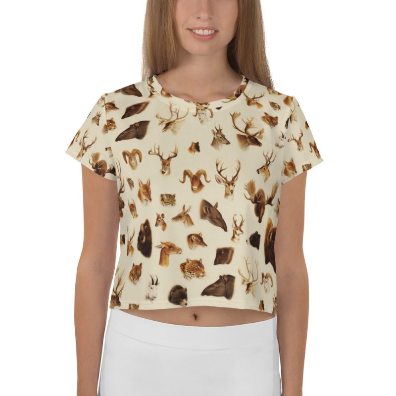 Go West All-Over Print Crop Tee