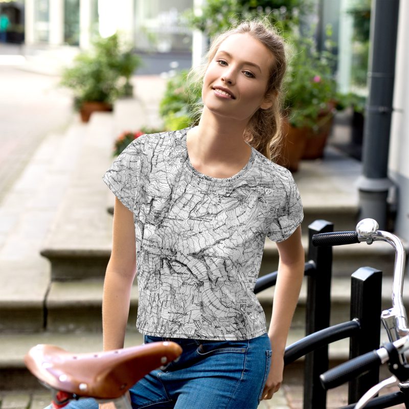 Mt. Rainier All-Over Print Crop Tee - Image 6