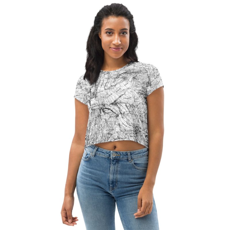 Mt. Rainier All-Over Print Crop Tee - Image 8