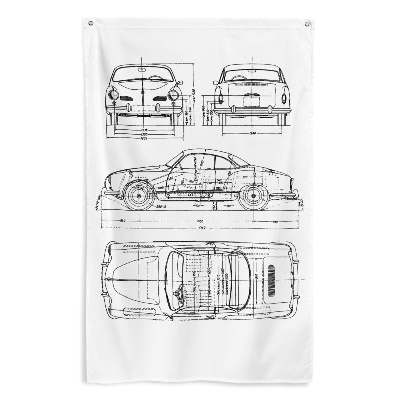 Ghia Blueprint Flag