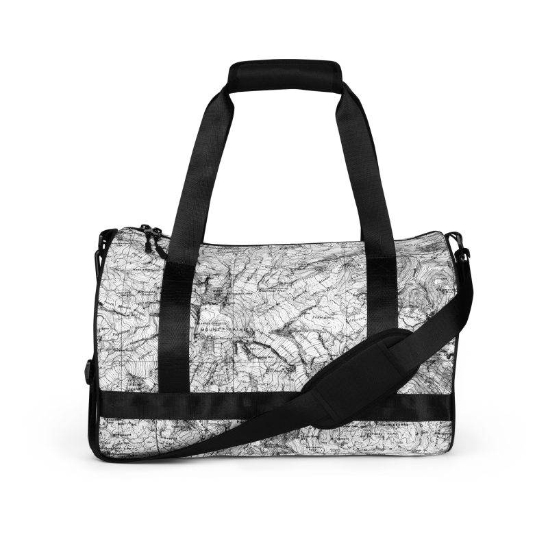 Mt. Rainier All-over print gym bag