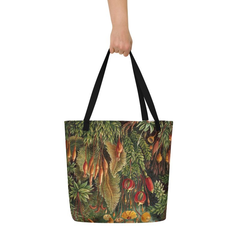 Haeckel Moss All-Over Print Large Tote Bag - Image 4