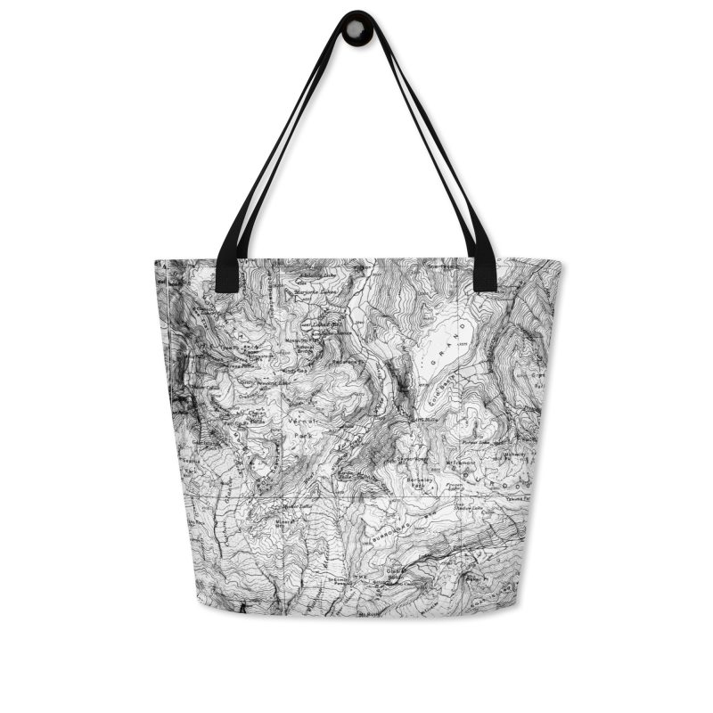 Mt. Rainier All-Over Print Large Tote Bag - Image 5
