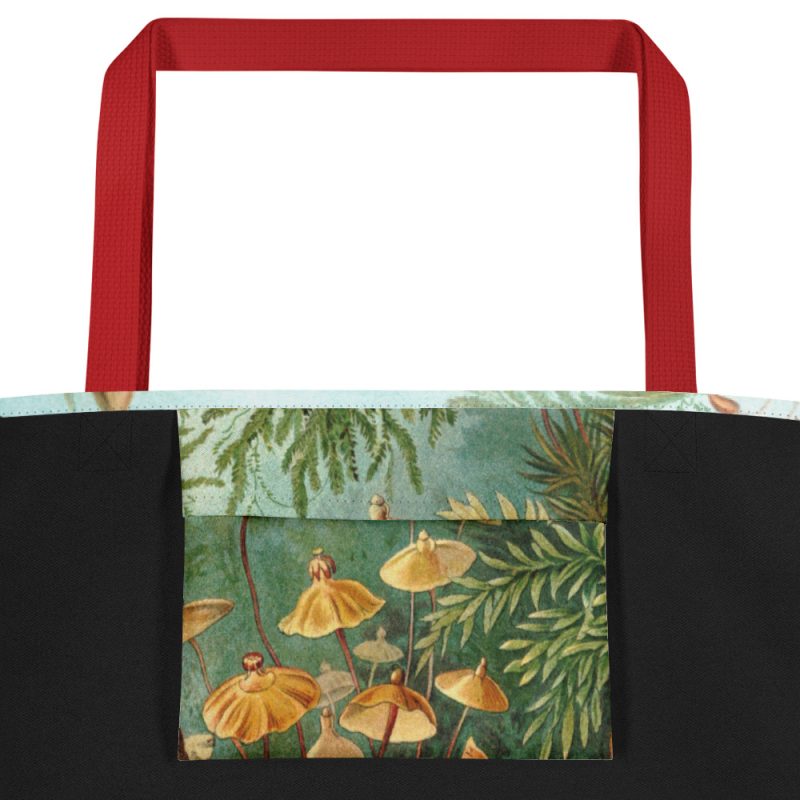 Haeckel Moss All-Over Print Large Tote Bag - Image 18