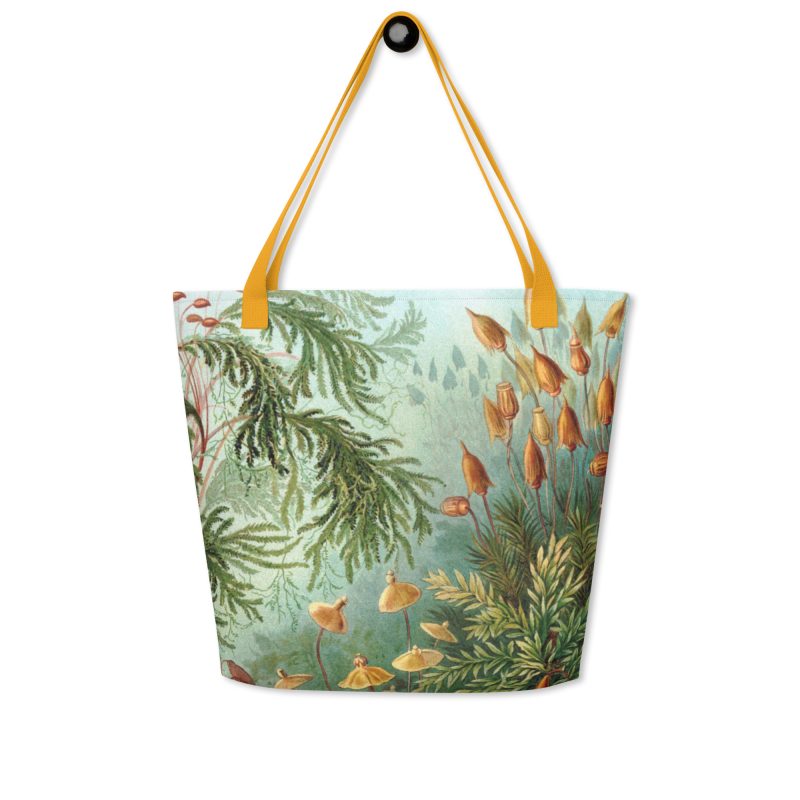 Haeckel Moss All-Over Print Large Tote Bag - Image 13