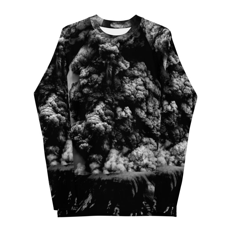 Mt. Saint Helens Eruption Men's Rash Guard