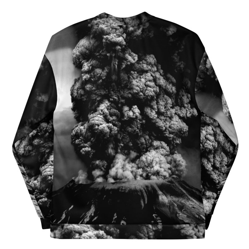 Mt. Saint Helens Eruption Unisex Bomber Jacket - Image 8