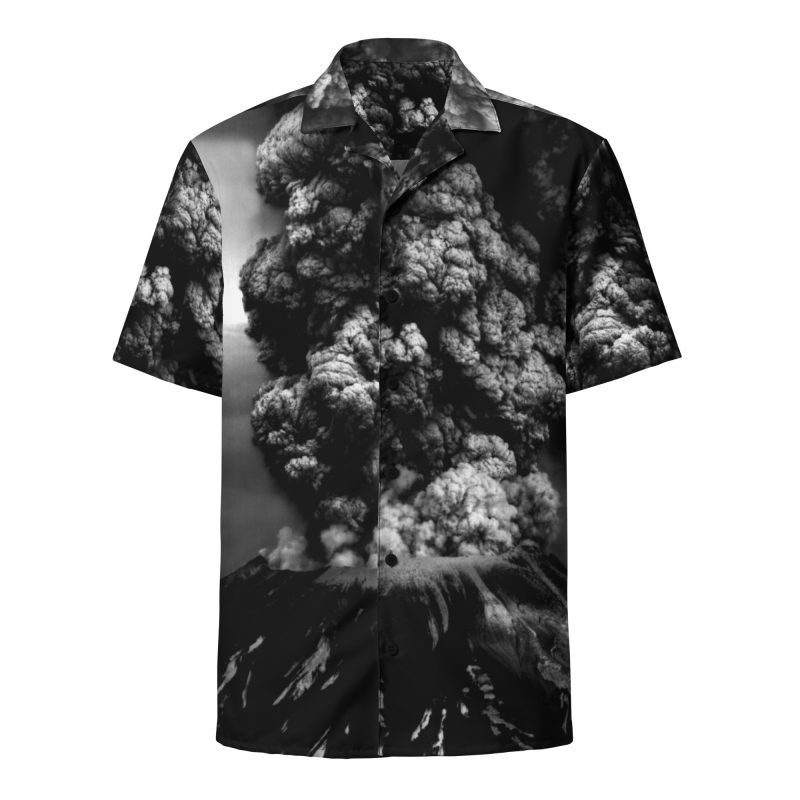 Mt. Saint Helens Eruption Unisex button shirt