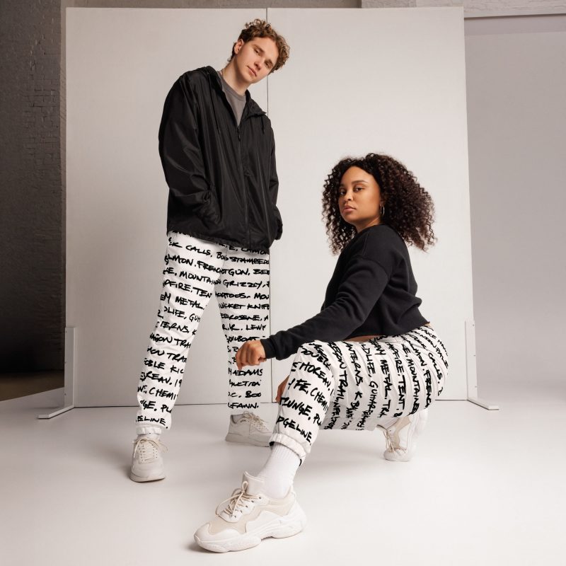 Handwriting Unisex track pants - Image 3