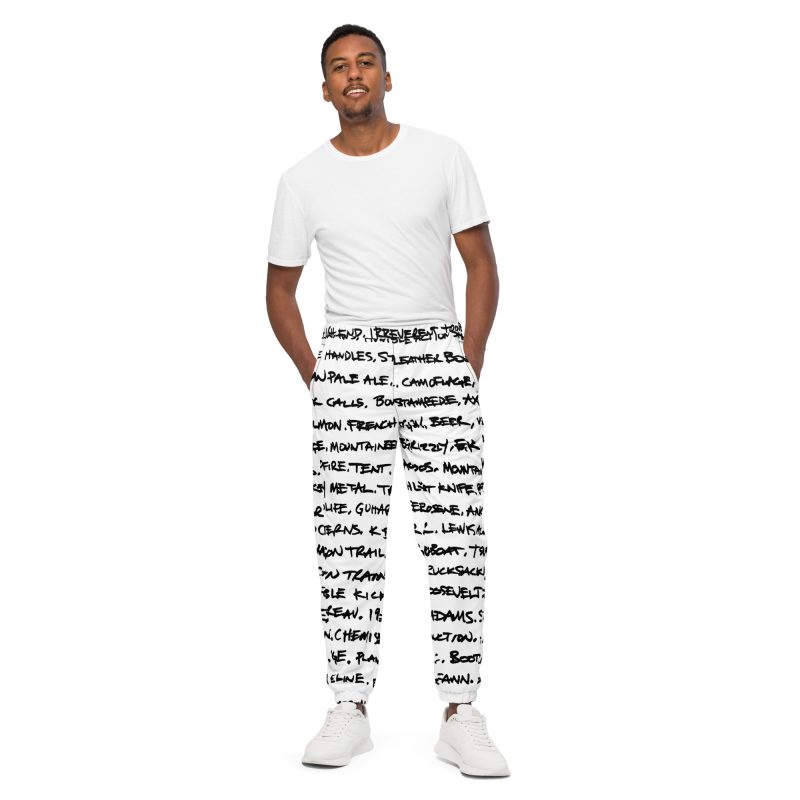 Handwriting Unisex track pants - Image 11