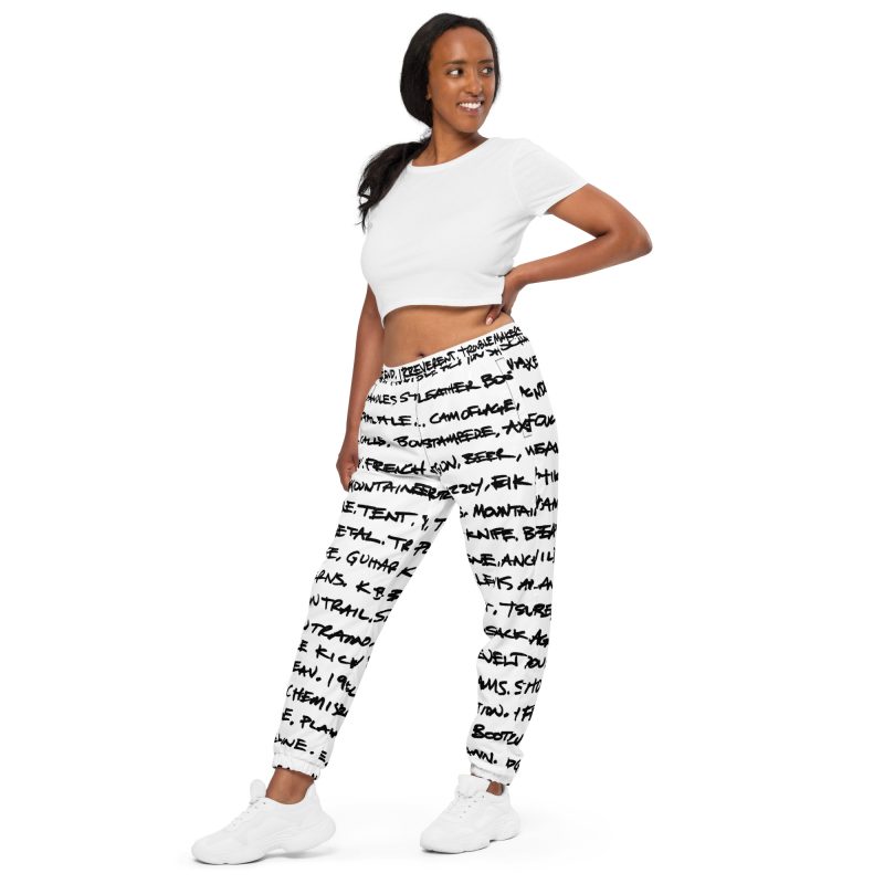 Handwriting Unisex track pants - Image 6