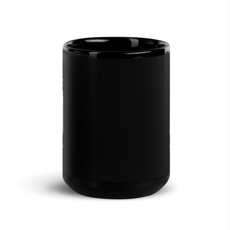 Luftgekühlt Aus Deutschland Importiert / Aircooled Imported from Germany Black Glossy Mug - Image 6