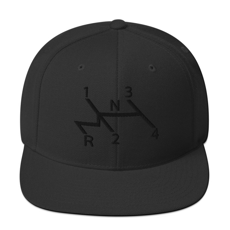 Aircooled Stick Shift Diagram Snapback Hat - Image 9