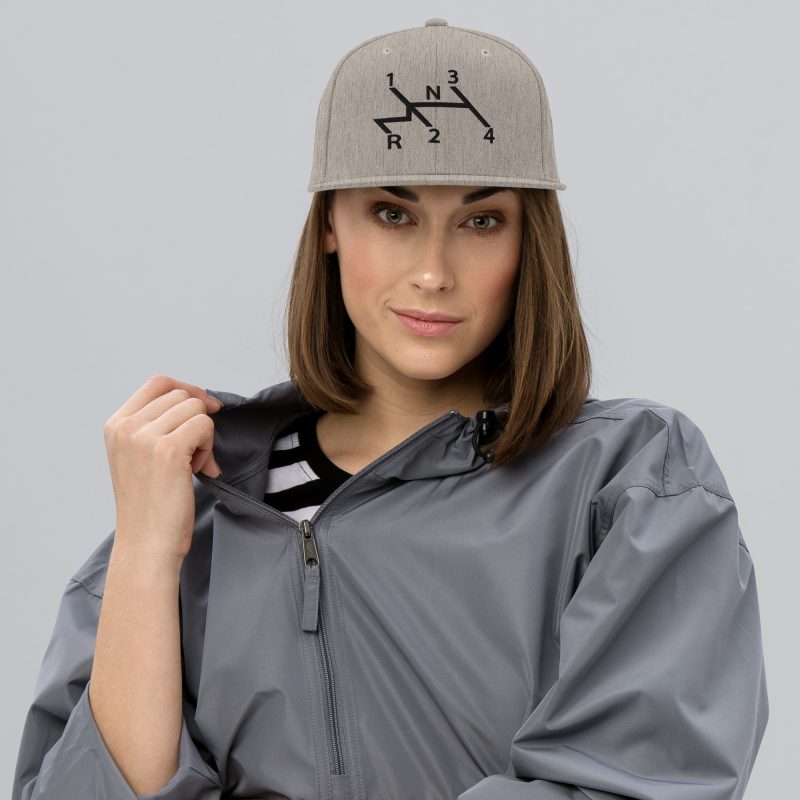 Aircooled Stick Shift Diagram Snapback Hat - Image 6