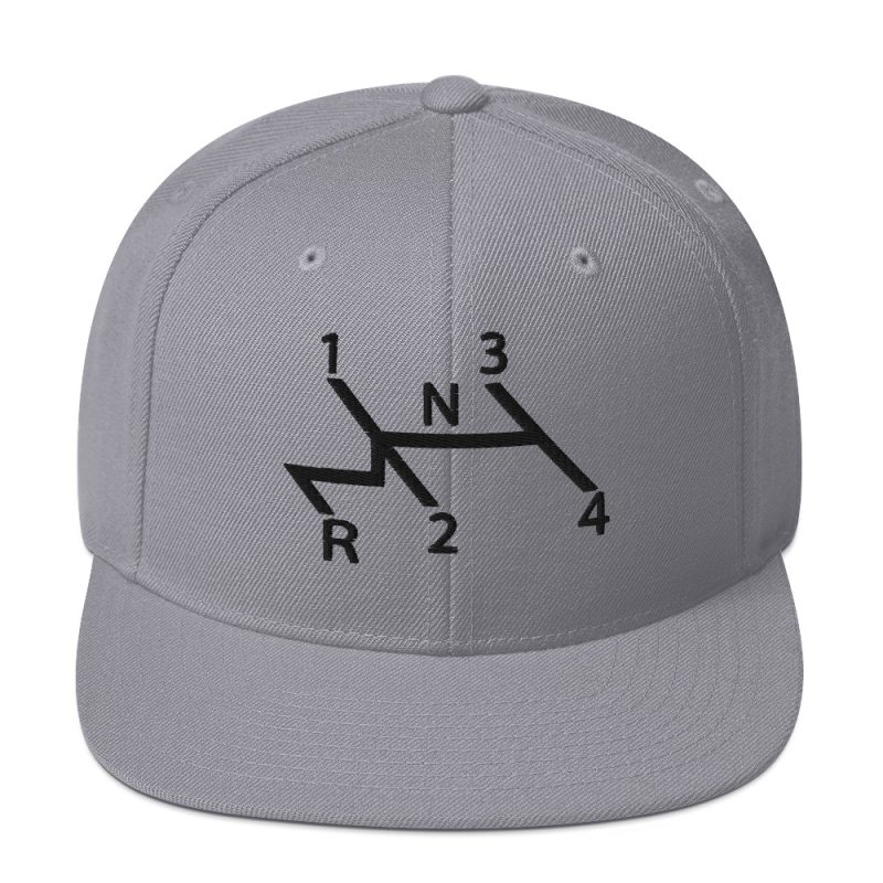 Aircooled Stick Shift Diagram Snapback Hat - Image 37