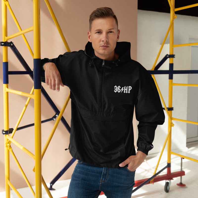 36ϟHP Embroidered Champion Packable Jacket - Image 7