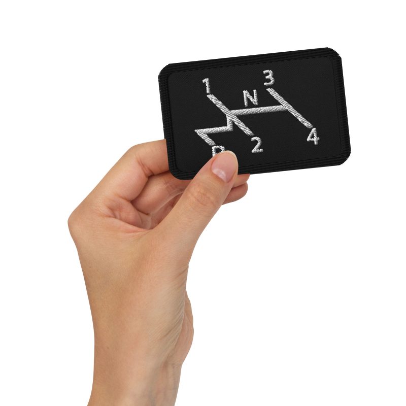 Aircooled Stick Shift Diagram Embroidered patches
