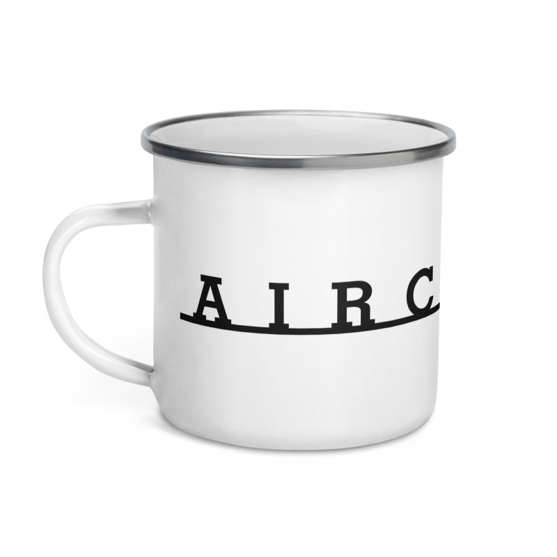 Aircooled T2 Script Enamel Mug