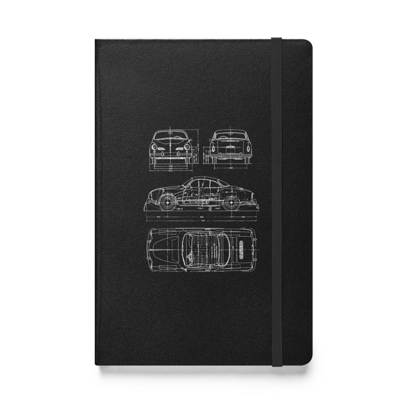 Ghia Blueprint Hardcover bound notebook