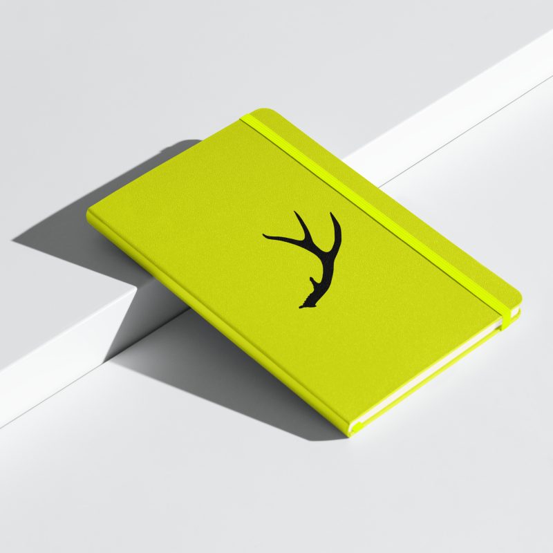 Blacktail Deer Antler Hardcover bound notebook - Image 2