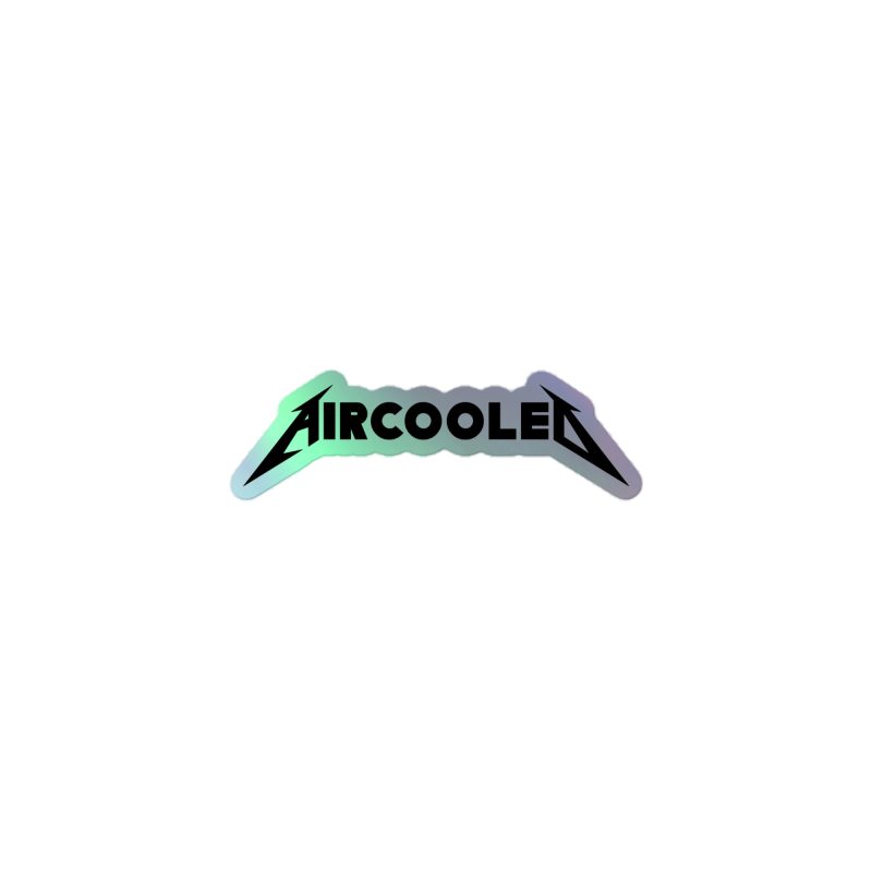Aircooled Heavy Metal Holographic stickers