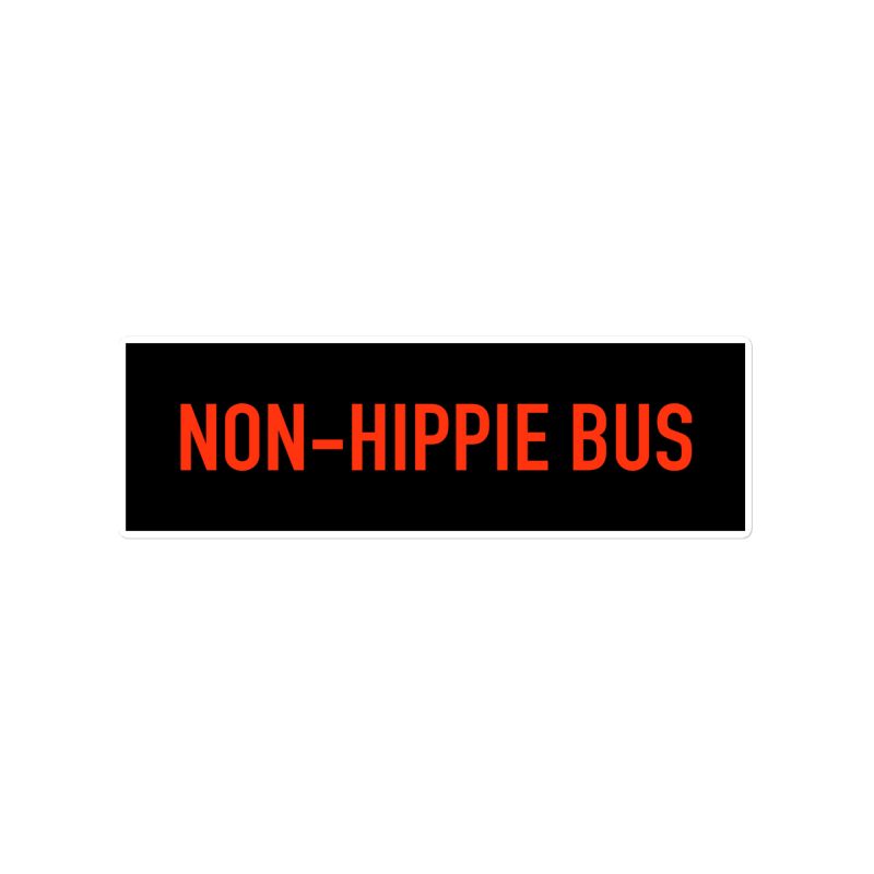 Non-Hippie Bus Bubble-free stickers - Image 4