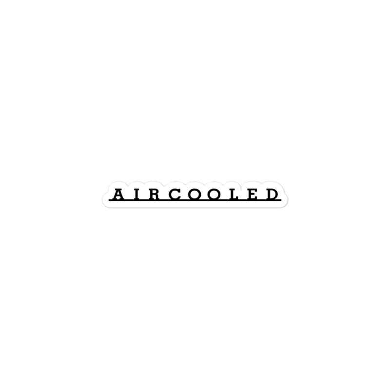 Aircooled T2 Script Bubble-free stickers