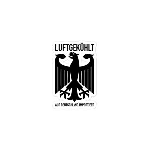 Luftgekühlt Aus Deutschland Importiert / Aircooled Imported from Germany Bubble-free stickers