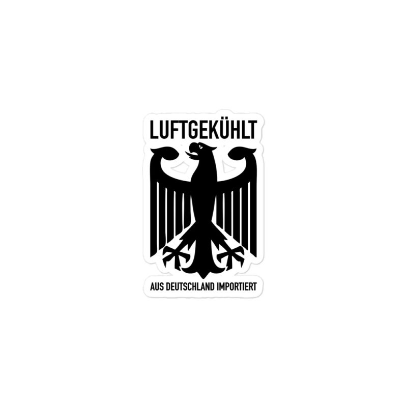 Luftgekühlt Aus Deutschland Importiert / Aircooled Imported from Germany Bubble-free stickers