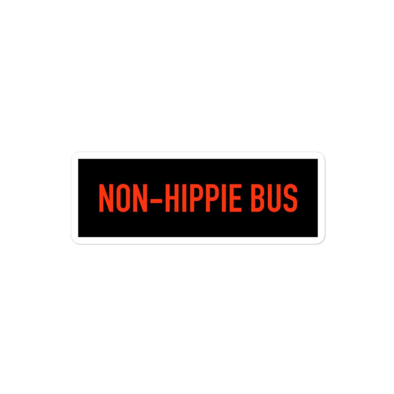 Non-Hippie Bus Bubble-free stickers - Image 2