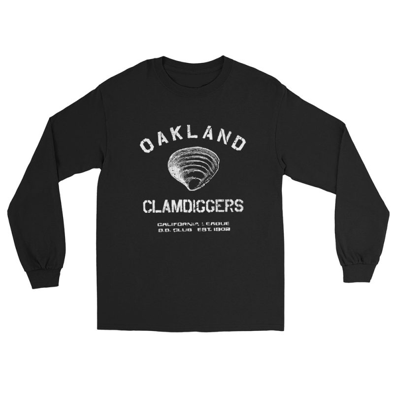 Oakland Clamdiggers Men’s Long Sleeve Shirt - Image 6